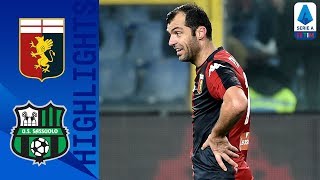 Genoa 21 Sassuolo  Pandev Scores Late Winner  Serie A TIM [upl. by Dulcia]