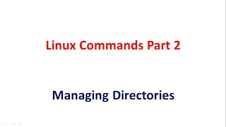 Linux Commands Malayalam  Part 2  Managing Directories in Linux [upl. by Jessey300]