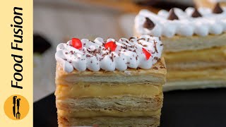 French MilleFeuille Dessert Recipe by Food Fusion [upl. by Azirb]