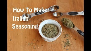 How To Make Homemade Italian Seasoning With Basil Thyme Oregano amp More  Rockin Robin Cooks [upl. by Alger]