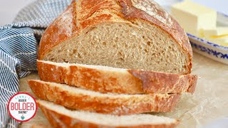 5Ingredient Artisanal Bread Recipe for Beginners [upl. by Anidam]