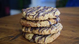 Oat amp Peanut Cookies  EASY  Vegan [upl. by Pevzner463]