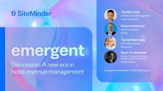 SiteMinder’s emergent 2024 discussing a new era of hotel revenue management [upl. by Idroj]