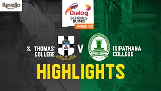 HIGHLIGHTS  S Thomas College vs Isipathana College  Dialog Schools Rugby League 2023 [upl. by Latonia]