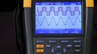 How To Use a USB Drive To Transfer Data From a Fluke ScopeMeter® Portable Oscilloscope [upl. by Moreen]