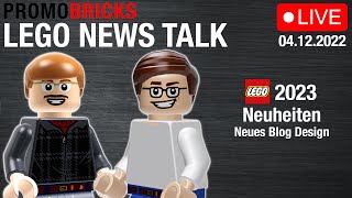 PROMOBRICKS LEGO News Talk LEGO 2023 Neuheiten amp neues Blog Design [upl. by Malinde]