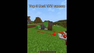 Top 3 Best Minecraft TNT cannon minecraft [upl. by Aryhs]