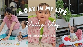 Indian Mom Realistic DAILY ROUTINE with an 8 Month Old Baby 👩‍🍼 [upl. by Irat]