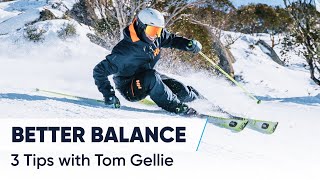 HOW TO SKI STEEPER SLOPES  3 Tips For Better Balance [upl. by Asirem]