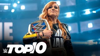 Becky Lynchs greatest moments WWE Top 10 May 17 2020 [upl. by Beare]