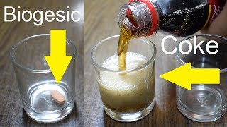 Coke  Paracetamol Medicine  Science Experiment [upl. by Nnylirehs222]