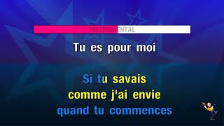 Paroles Paroles  Duo Dalida amp Alain Delon KARAOKE [upl. by Aracahs]