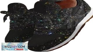 2023Womens Shoes Trend Sneakers Glitter Women Vulcanized Shoes Female Height Increase Review [upl. by Enutrof]