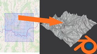 How to import Real World Height Maps into Blender [upl. by Isolde]