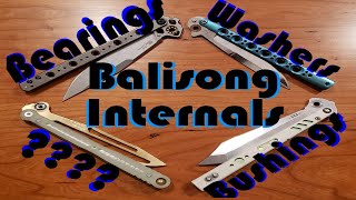 Washers VS Bushings VS Bearings A Brief Guide of Balisong Pivot Systems [upl. by Annavoeg]