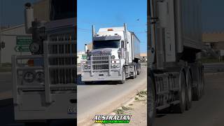 Kenworth T610 SAR with tipper trailer accelerating [upl. by Olbap]