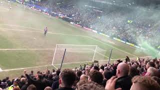 Man Utd fans at Tranmere  We want Glaziers out [upl. by Anirb868]