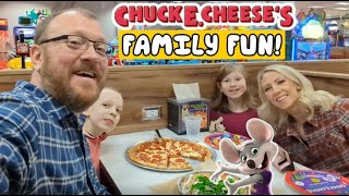 Chuck E Cheese Family Fun Time Indoor Kids Play Area Arcade Fun Games Activities For Kids REMODEL [upl. by Aicilram]