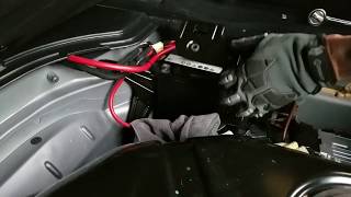 Mercedes Benz Auxiliary Battery Replacement [upl. by Aihsem]