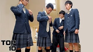 Top 10 Strangest School Uniforms [upl. by Pliam]