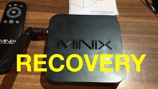 Minix Recovery X8  X8H [upl. by Suirradal]