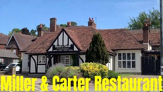 Miller amp Carter Steakhouse Restaurant in Sevenoaks in Kent [upl. by Forester]