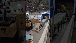 XYZ Robotics unloading and palletization automation line on display at ltt2024 LogisTech Tokyo [upl. by Quickel255]