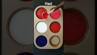 Satisfying Colormixing Redwhite blue shorts colormixing Farbenmischungarttrending [upl. by Marika673]