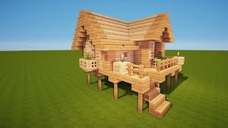 MINECRAFT STARTER HAUS bauen TUTORIAL HAUS 53 [upl. by Eelta912]