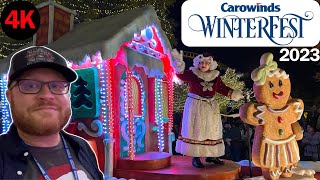 2023 WinterFest is an AMAZING Christmas experience at Carowinds  Charlotte NC [upl. by Jozef471]