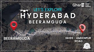 Explore Beeramguda  NH65  Ameenpur Road Hyderabad  GharPe [upl. by Atiz650]