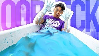 GIANT OOBLECK BATH CHALLENGE [upl. by Gio84]