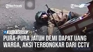 AKTING PEDAGANG BAKSO PURAPURA JATUH DEMI DAPAT UANG WARGA [upl. by Issor]