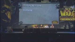 Blizzcon 2009  Cataclysm Panel 17 [upl. by Shiekh]