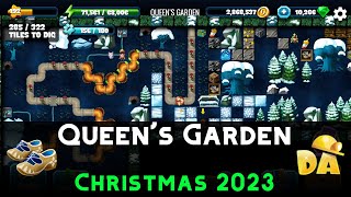 Queens Garden  Christmas 2023 9  Diggys Adventure [upl. by Einrae]