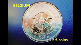 Bélgica 2 euros monedas conmemorativas 2005  2019 [upl. by Annaohj]