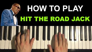 How To Play  Hit The Road Jack Piano Tutorial Lesson [upl. by Nnylkcaj]