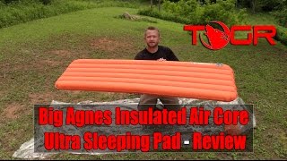 Very Comfortable  Big Agnes Insulated Air Core Ultra Sleeping Pad  Review [upl. by Peggy]