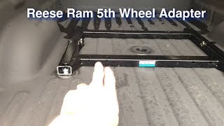 Reese Ram 5th Wheel Hitch Rail Adapter [upl. by Iand]