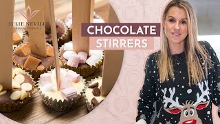 CHOCOLATE STIRRERS by Home Cooking with Julie Neville [upl. by Charita]