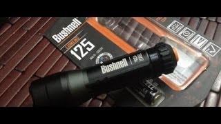 Bushnell TRKR T125L flashlight review [upl. by Ylebmik]