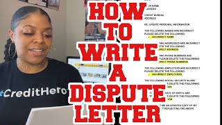 HOW TO WRITE DISPUTE LETTERS  Credit Repair for Beginners  LifeWithMC [upl. by Keg]