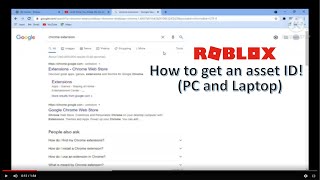 How to get an asset ID on Roblox OUTDATED [upl. by Olsen]