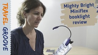 Product review  Mighty Bright Miniflex booklight [upl. by Milty]