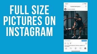 How To Post Full Pictures on Instagram 📸 [upl. by Atelokin]