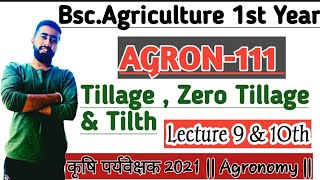 BscAgriculture 1st year Agronomy lecture 9 amp 10th  Tillage amp Tilth  BscAgriculture classes [upl. by Saphra764]