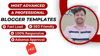 Most Advanced amp Professional Free Blogger Templates in 2024  Fast Load  SEO Friendly  Responsive [upl. by Enomyar]