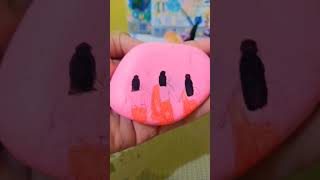 Cute unique stone painting 🖌️🎨 stone painting for diwali 🙏🙏 diwali stonepainting  ram ji [upl. by Nedra902]