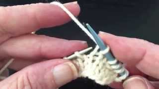 How to Knit Left Lifted Increase LLI [upl. by Anastase123]