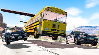 Police Car Chases 35  BeamNG DRIVE  SmashChan [upl. by Leonardi]